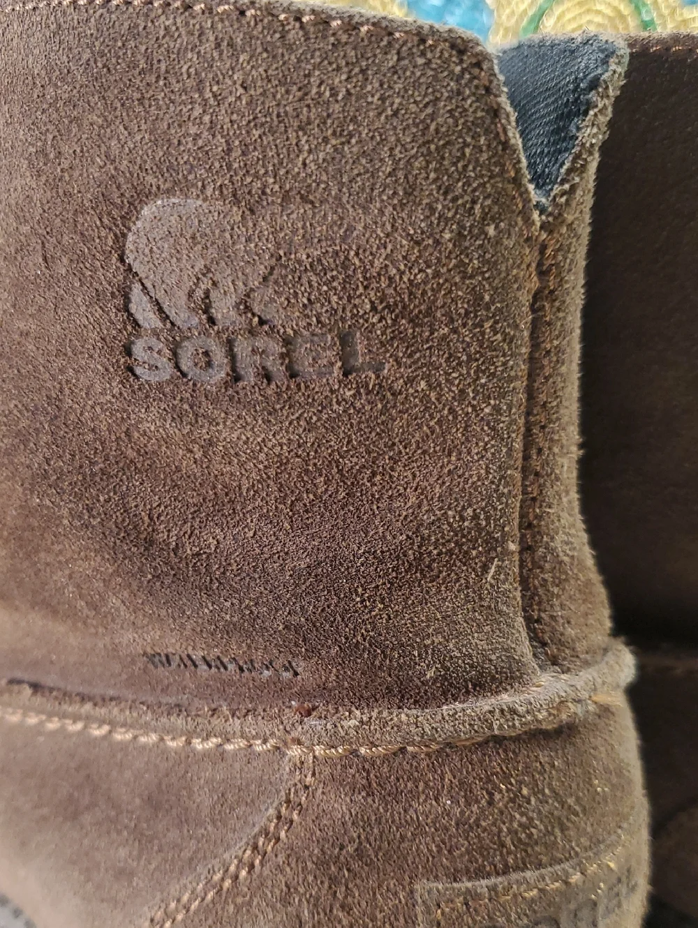 Mens SOREL Brown Suede Ankle Boots (sz 10)